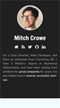 Mobile Screenshot of mitchcrowe.com